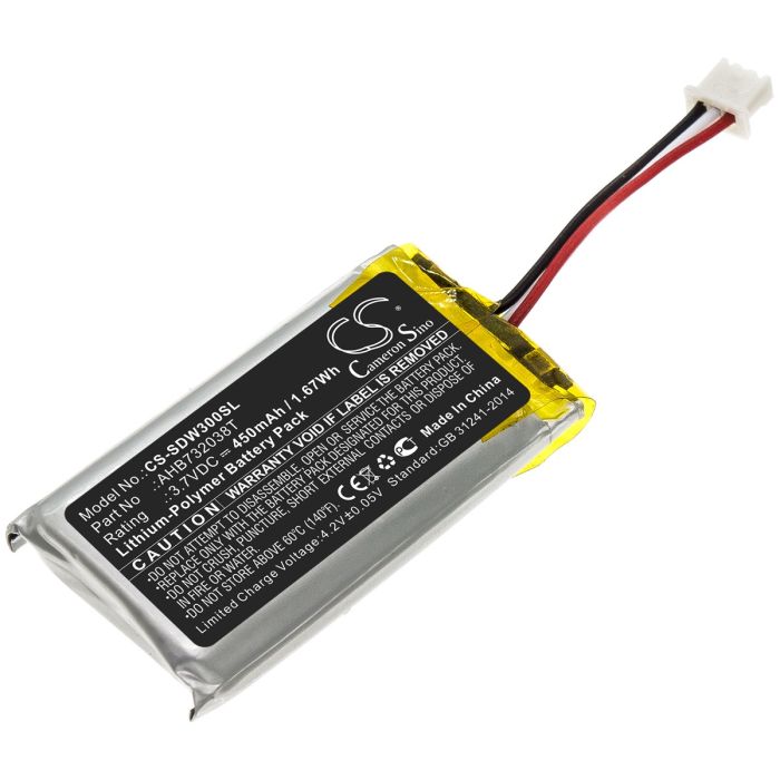 Sennheiser langattomien kuulokkeiden DW 30 HS / IMPACT 5033 yhteensopiva akku 450mAh
