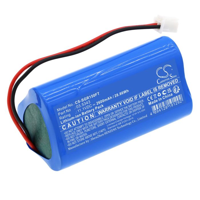SCANGRIP taskulampun VEGA 1500 C+R / 03.5451 yhteensopiva akku 2600mAh