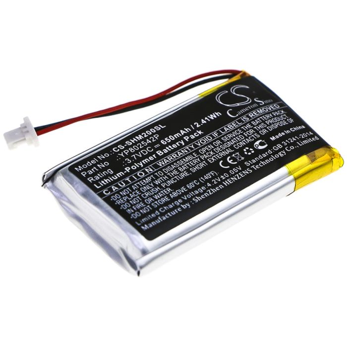 Sena langattomien kuulokkeiden SMH-10S / SMH-20S yhteensopiva akku 650mAh