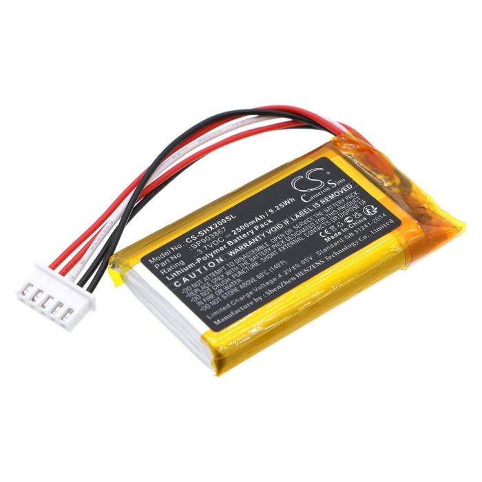 Sony kaiuttimen SRS-XE200 yhteensopiva akku 2500mAh