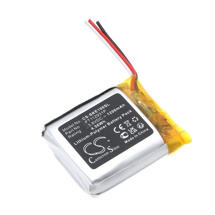 Skullcandy langattomien kuulokkeiden Crusher Evo yhteensopiva akku 1200mAh