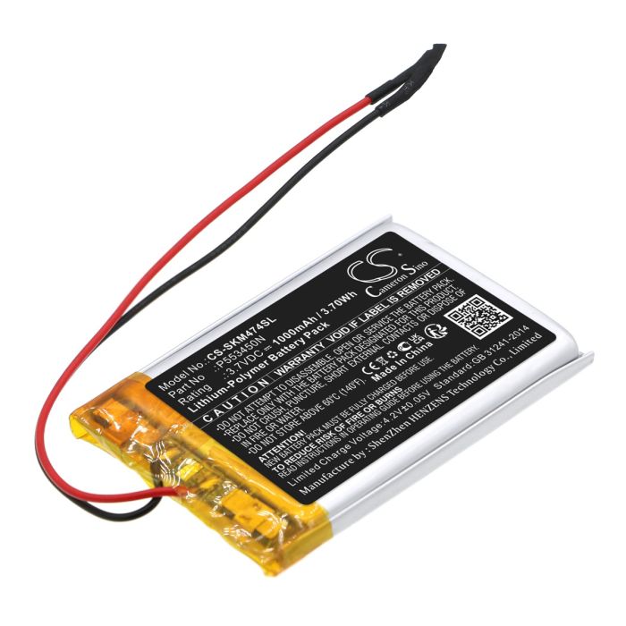 Skullcandy kaiuttimen Shrapnel Mini / S7SHHW-474 yhteensopiva akku 1000mAh