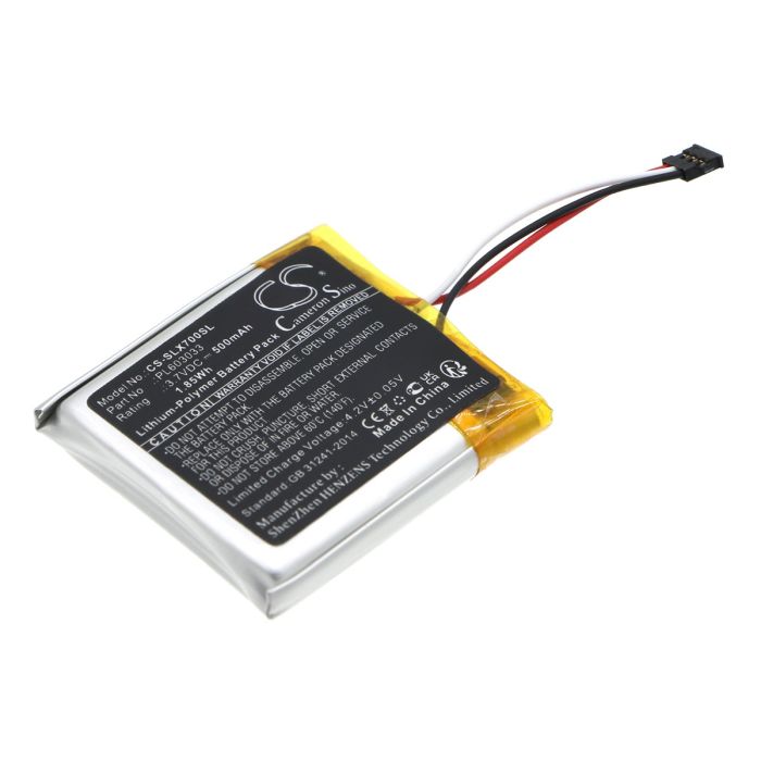 SteelSeries langattomien kuulokkeiden Arctis Nova 7X / Arctis Nova 7P yhteensopiva akku 500mAh