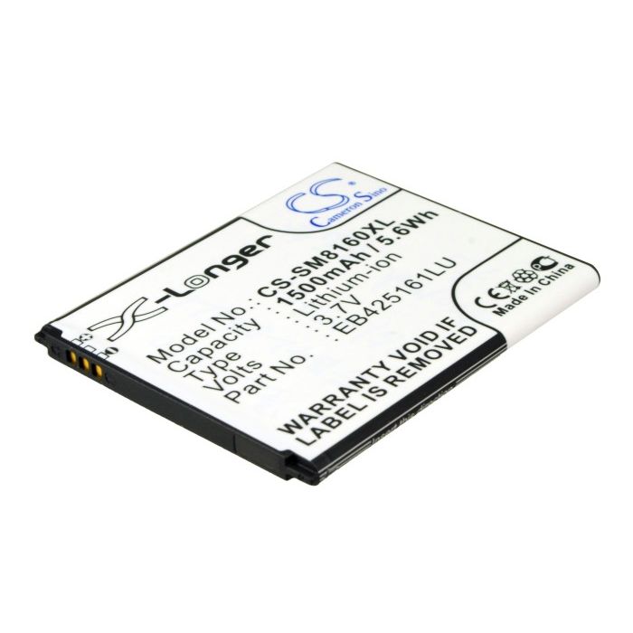 Samsung Galaxy Ace 2, GT-I8160, Galaxy Trend GT-S7560, Trend Plus GT-S7580 yhteensopiva akku 1500 mAh - NFC Tuki Samsung Galaxy Ace 2, GT-I8160, Galaxy Trend GT-S7560, Trend Plus GT-S7580 yhteensopiva akku 1500 mAh - NFC Tuki