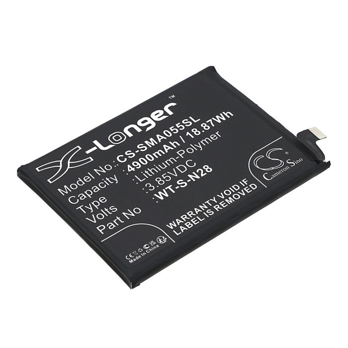 Samsung puhelimen Galaxy A05 2023 / SM-A055M/DS yhteensopiva akku 4900mAh