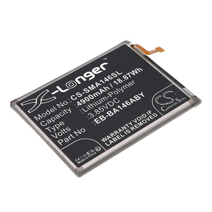 Samsung puhelimen Galaxy A14 5G / SM-A146M yhteensopiva akku 4900mAh