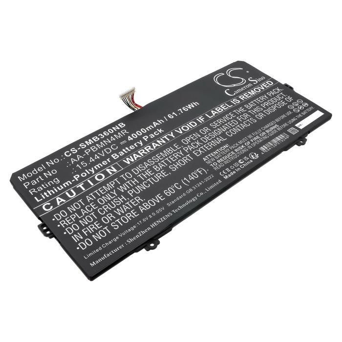 Samsung kannettavan tietokoneen GALAXY BOOK PRO NP930XDB-KD1HK / GALAXY BOOK PRO NP930XDB-KD1SE yhteensopiva akku 4000mAh
