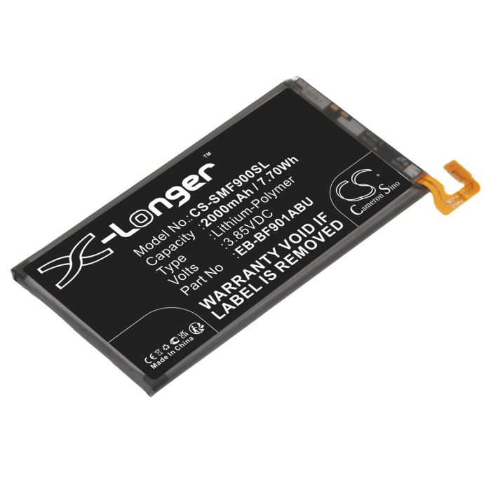 Samsung puhelimen Fold / SM-F900J yhteensopiva akku 2000mAh