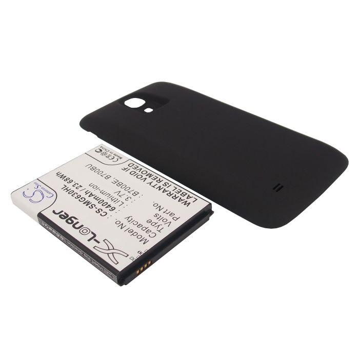 Samsung Galaxy Mega GT-I9200 ja GT-I9205 tehoakku erillisellä takakannella - 6400 mAh