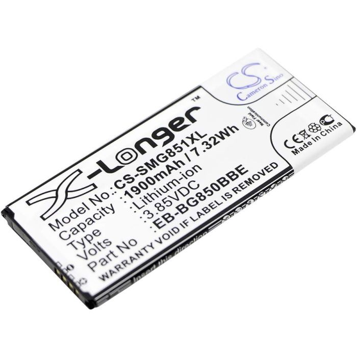 Samsung Galaxy Alpha, Galaxy Alpha LTE-A, SM-G850 akku 1900mAh