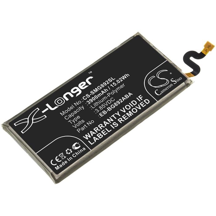 Samsung älypuhelinten Galaxy S8 Active / Galaxy S8 Active TD-LTE yhteensopiva akku 3900mAh