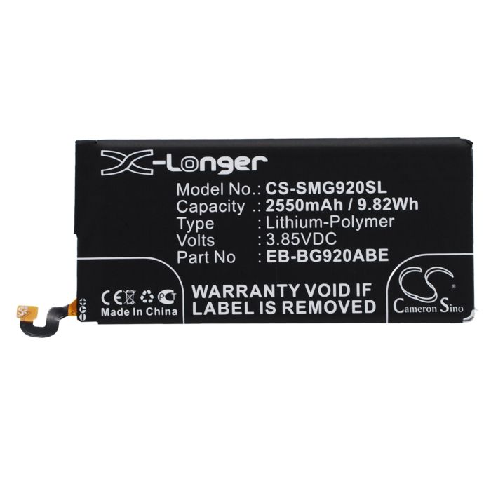Samsung Galaxy S6 SM-G920 akku 2550 mAh
