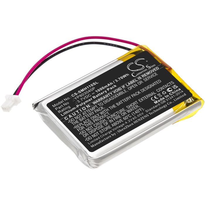 Sena langattomien kuulokkeiden 10C yhteensopiva akku 1000mAh