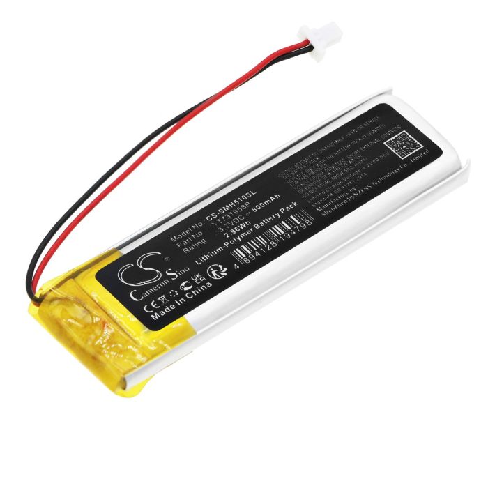 Sena kuulokkeiden 50R V1 yhteensopiva akku 800mAh