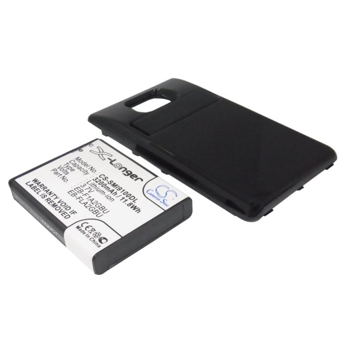 Samsung älypuhelinten Galaxy S II / Galaxy S2  yhteensopiva akku 3200mA