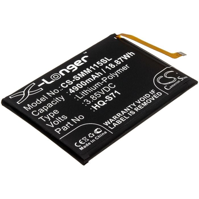 Samsung älypuhelinten Galaxy M11 / Galaxy M11 2020 yhteensopiva akku 4900mAh
