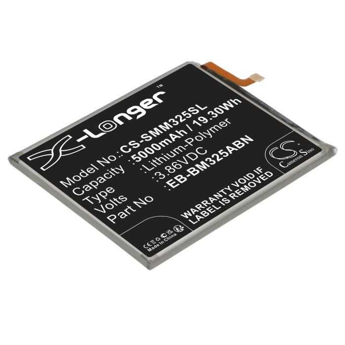 Samsung älypuhelinten Galaxy M32 / Galaxy M32 4G 2021 Premium Edi yhteensopiva akku 5900mAh