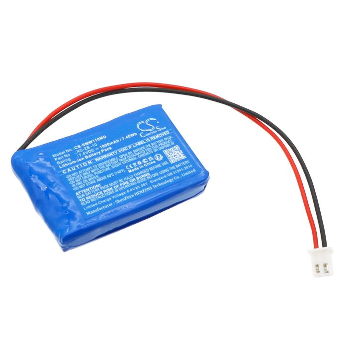 Sigma lääketieteellisen laitteen SW-11UVA yhteensopiva akku 1000mAh