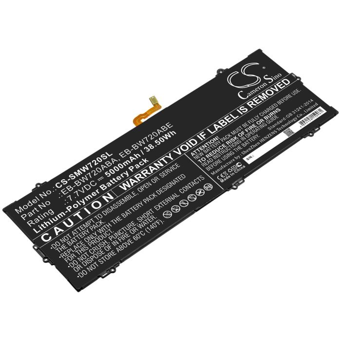 Samsung tablettien Galaxy Book 12 / Galaxy Book 12.0 yhteensopiva akku 5000mAh