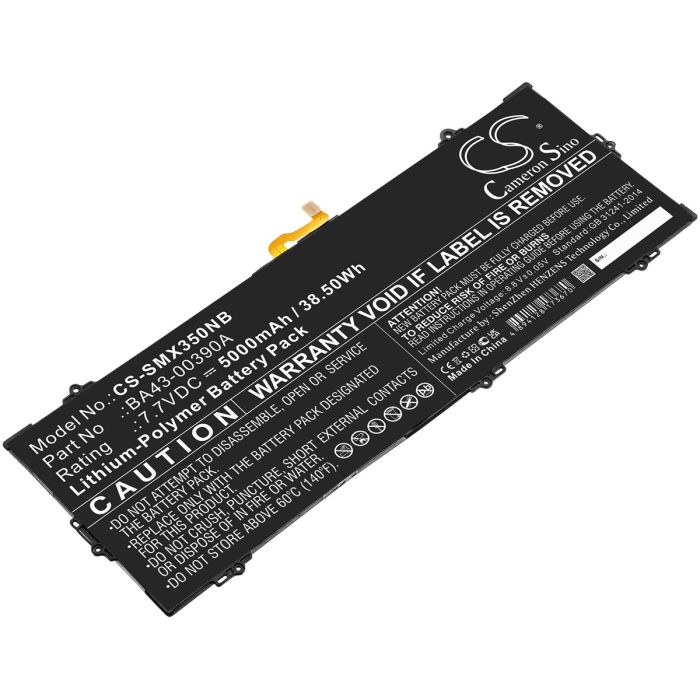 Samsung kannettavan tietokoneen Chromebook 15.6" / XE350XBA-K01US yhteensopiva akku 5000mAh
