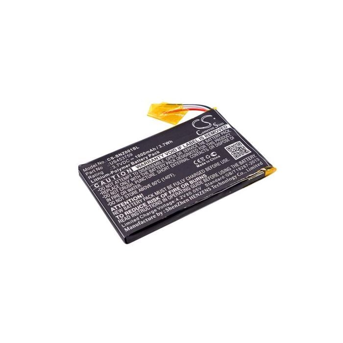 Sony NWZ-ZX1 akku 1000mAh