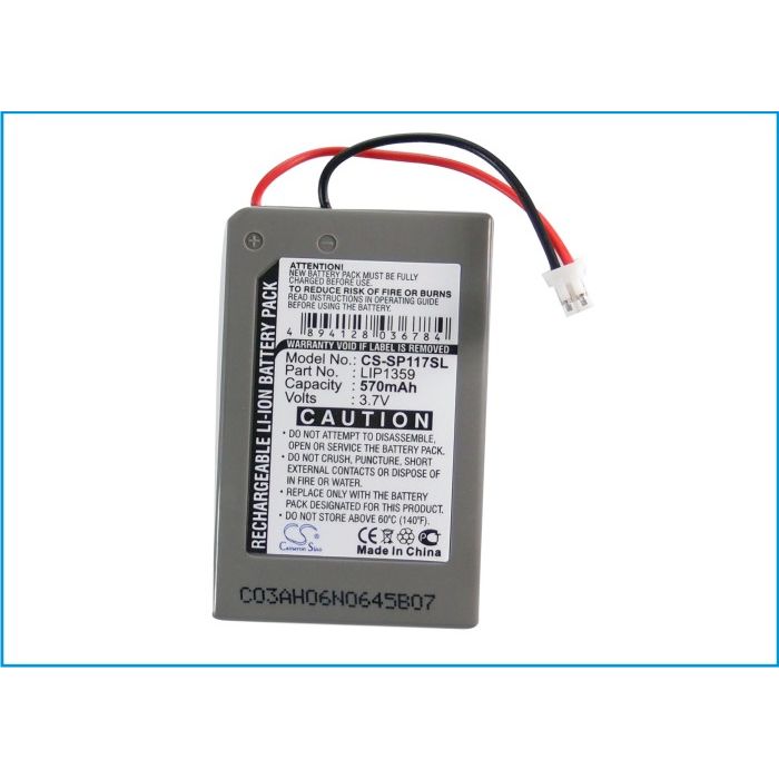 Sony PS3, Sony PlayStation 3 Dualshock akku 570 mAh