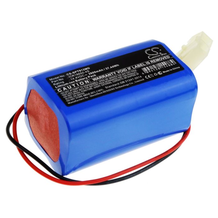 SPRING lääketieteellisen laitteen ECG-912A yhteensopiva akku 2600mAh
