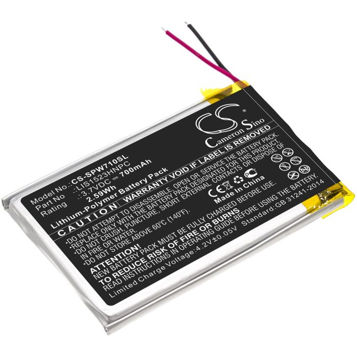 Sony langattomien kuulokkeiden CECHYA-0090 / Platinum Wireless 7.1 yhteensopiva akku 700mAh