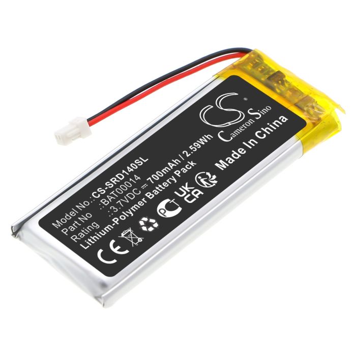 Cardo langattomien kuulokkeiden Packtalk Edge yhteensopiva akku 700mAh