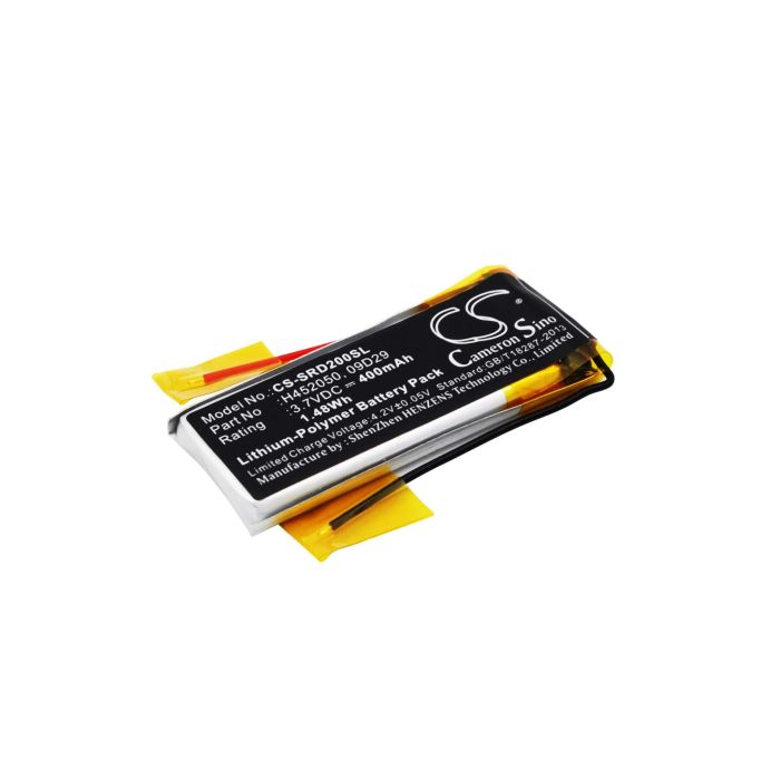 Scala Rider Freecom 2, Rider TeamSet Pro, Scala Rider Multiset Q2 akku 400mAh / 1.48Wh