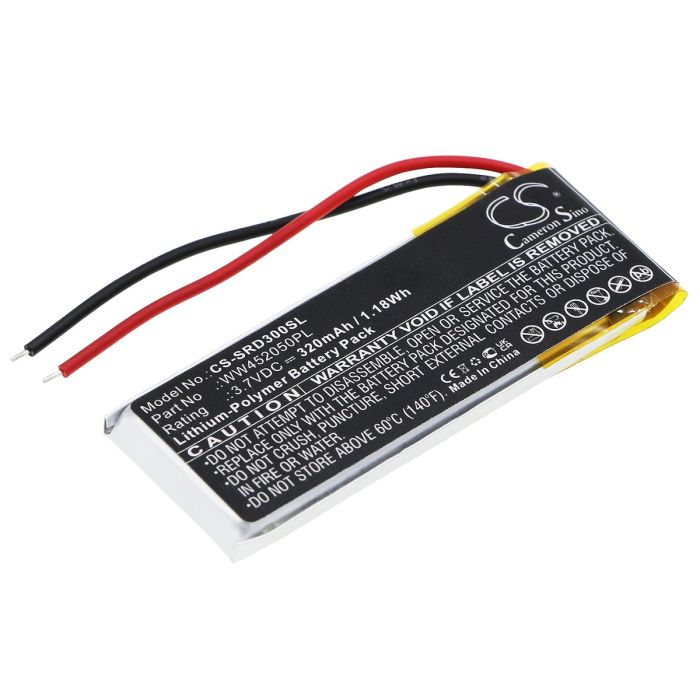 Scala Rider Q3, Rider FM, Rider Solo akku 320mAh / 1.18Wh