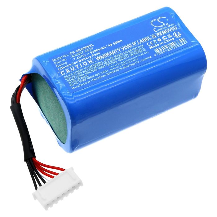Sony kaiuttimen SRS-XG300 yhteensopiva akku 6700mAh