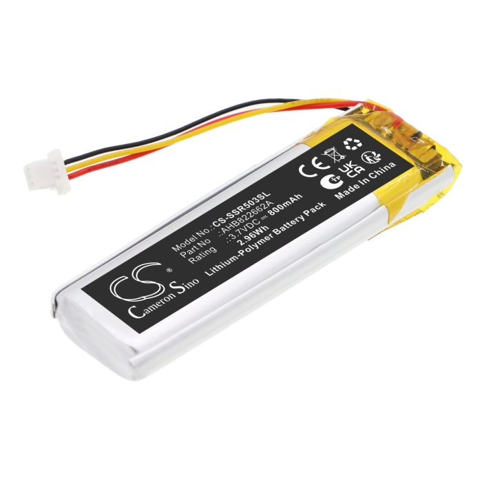 Sena kuulokkeiden 50R 3-Button Spider RT1 Bluetooth yhteensopiva akku 800mAh
