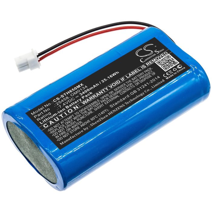 SurgiTel lääketieteellisen laitteen Eclipse EHL65 / EHL-65 yhteensopiva akku 3400mAh SurgiTel lääketieteellisen laitteen Eclipse EHL65 / EHL-65 yhteensopiva akku 3400mAh