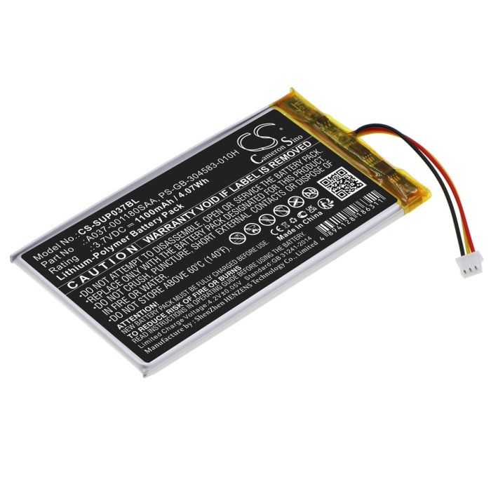 SumUp maksupäätteen 3G / 3G+ yhteensopiva akku 1100mAh