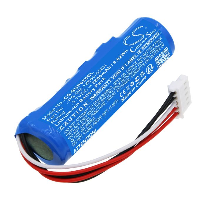 SumUp maksupäätteen 3G Printer / 3G+ Printer yhteensopiva akku 2600mAh