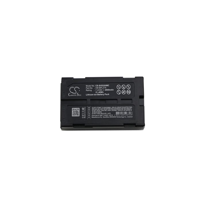 Hitachi, JVC, Panasonic & RCA - M-BPL30, VM-BPL13, VM-BPL13A - Li-ion Kameran akku - 2900 mAh