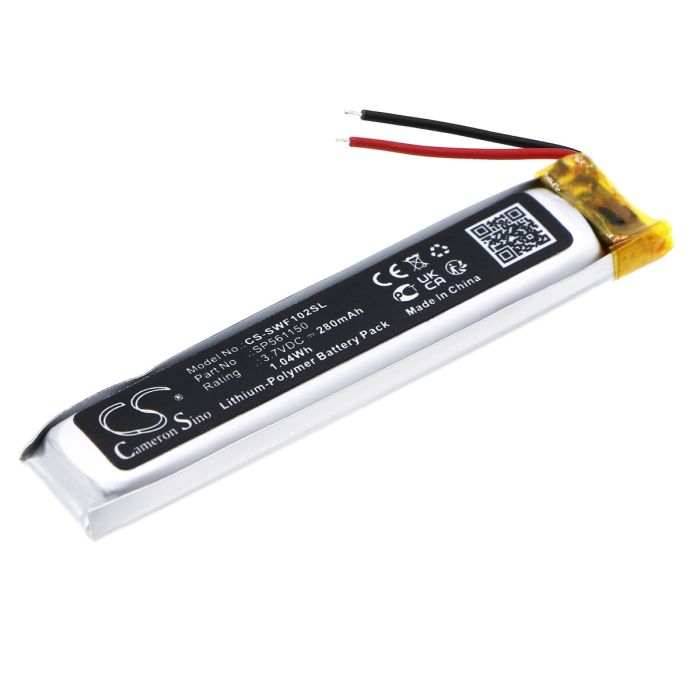 Sony langattomien kuulokkeiden WF-1000XM2 yhteensopiva akku 280mAh