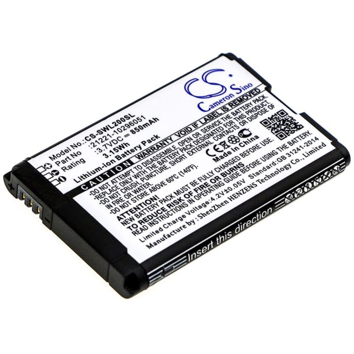 Siemens laitteen kaukosäädin Rexton / WL200AP yhteensopiva akku 850mAh