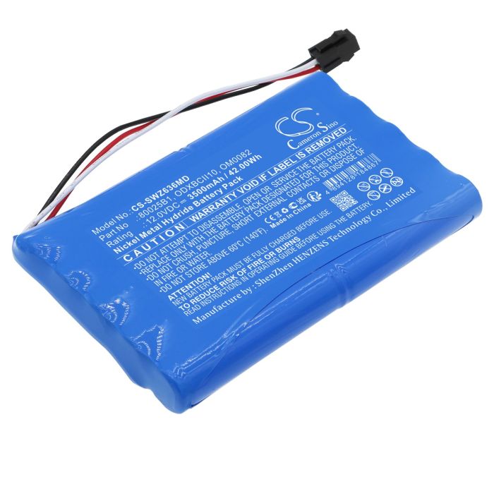Smiths lääketieteellisen laitteen Advisor Patient Monitor 12-636A / Advisor 12-636A yhteensopiva akku 3500mAh