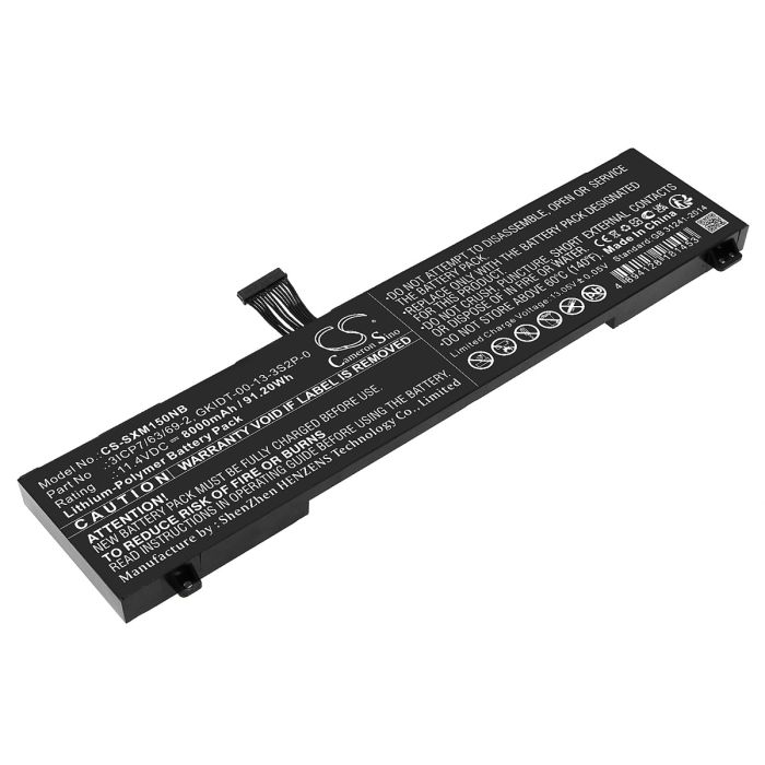 Adata kannettavan tietokoneen XPG XENIA 15 / XPG XENIA I7 yhteensopiva akku 8000mAh
