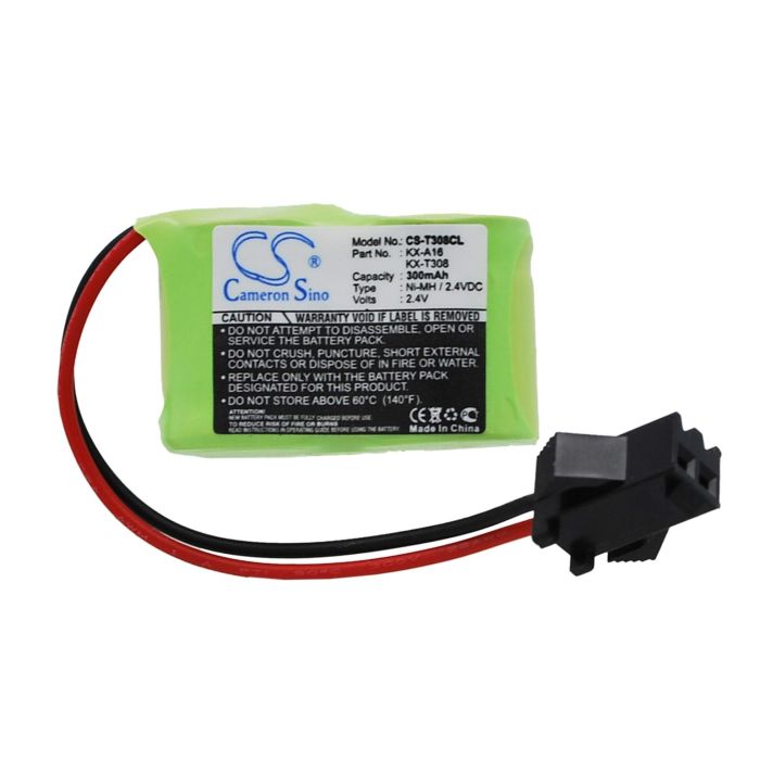 Panasonic KX-A16, KX-T1232, KX-T308 Langaton puheline Akku