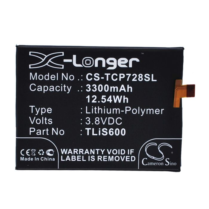 Alcatel One Touch Flash Plus, OT-7054, OT-7054T akku 3300mAh