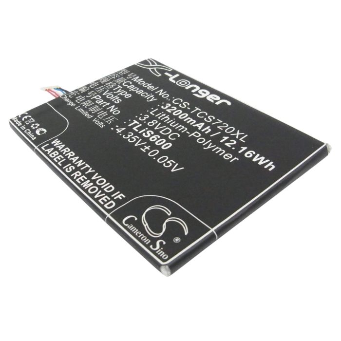 Alcatel One Touch Flash, OT-6042, OT-6042D akku 3200mAh