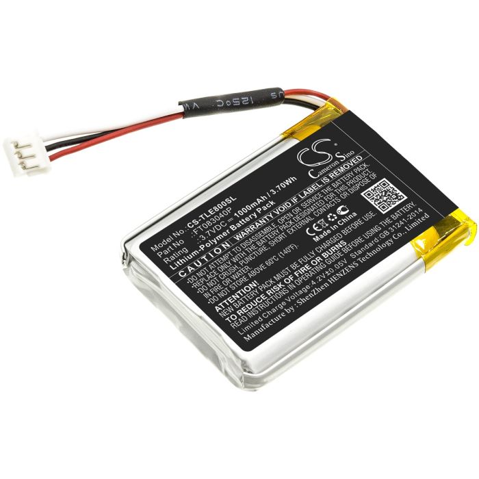 Turtle langattomien kuulokkeiden Beach Elite 800 / Beach Elite 800x yhteensopiva akku 1000mAh