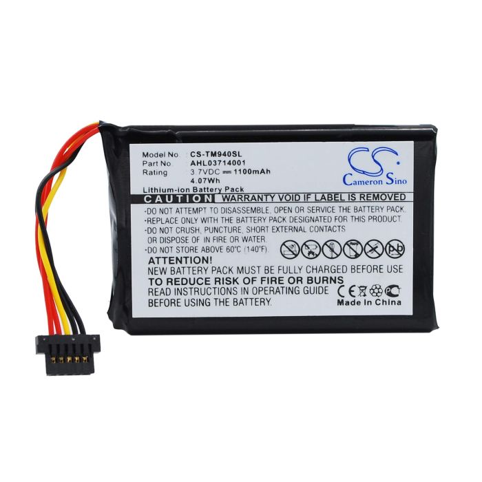 TomTom Go 940, Go 940 Live Navigaattorin Akku