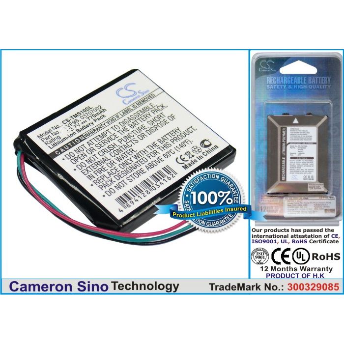 TomTom Start, Start2,  akku 770 mAh