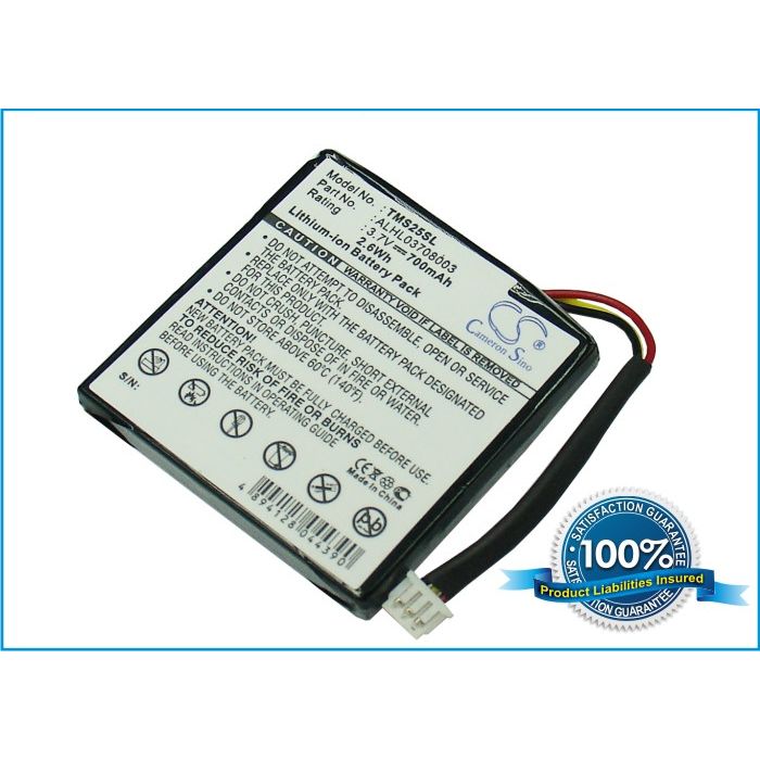 TomTom Star 20, akku 700 mAh