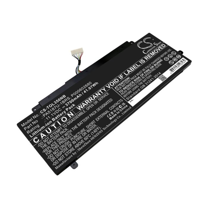 Toshiba Satellite Click 2 L35W-B3204 akku 3700 mAh - Musta