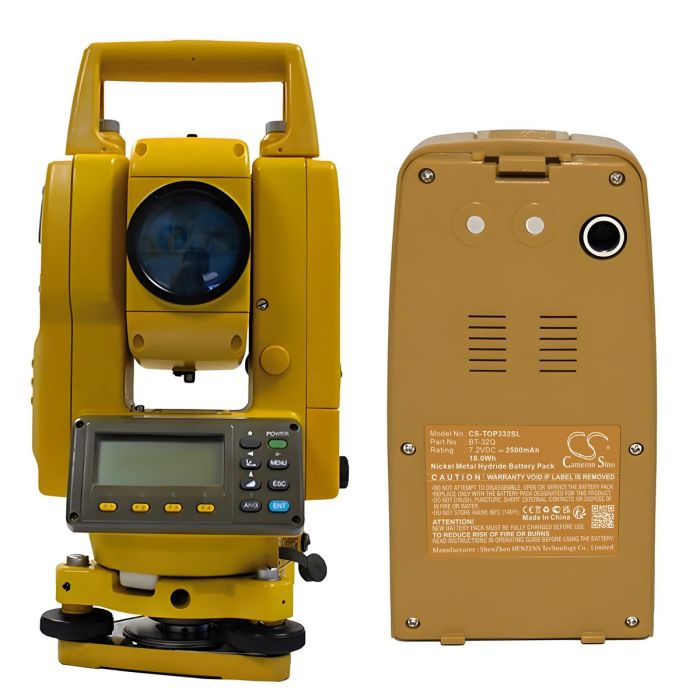 Topcon mittalaitteen CTS-3000, GPT-1000 yhteensopiva akku 2500mAh